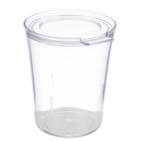 APS Gobelet avec couvercle SUPER CUP, 16 pièces, transparent