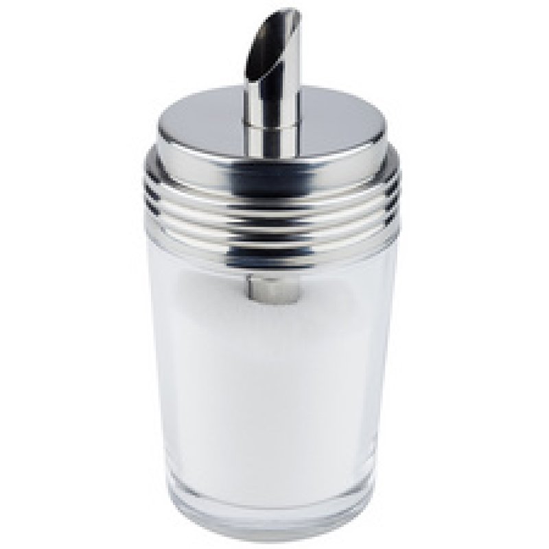 APS Sucrier doseur, avec tube doseur, acier inoxydable/verre
