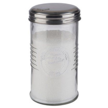 APS Sucrier doseur OLD FASHIONED, acier inoxydable/verre