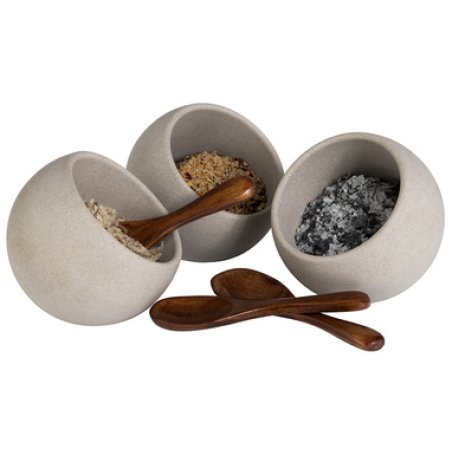 APS Set de service MOON, 6 pièces, noir