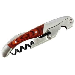 APS-Germany 93302 corkscrew Sommelier knife Brown, Stainless steel