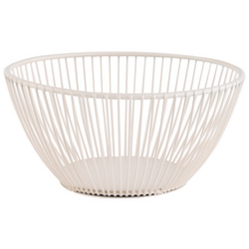 APS Corbeille à pain & à fruits SVART, rond, 200 mm, noir