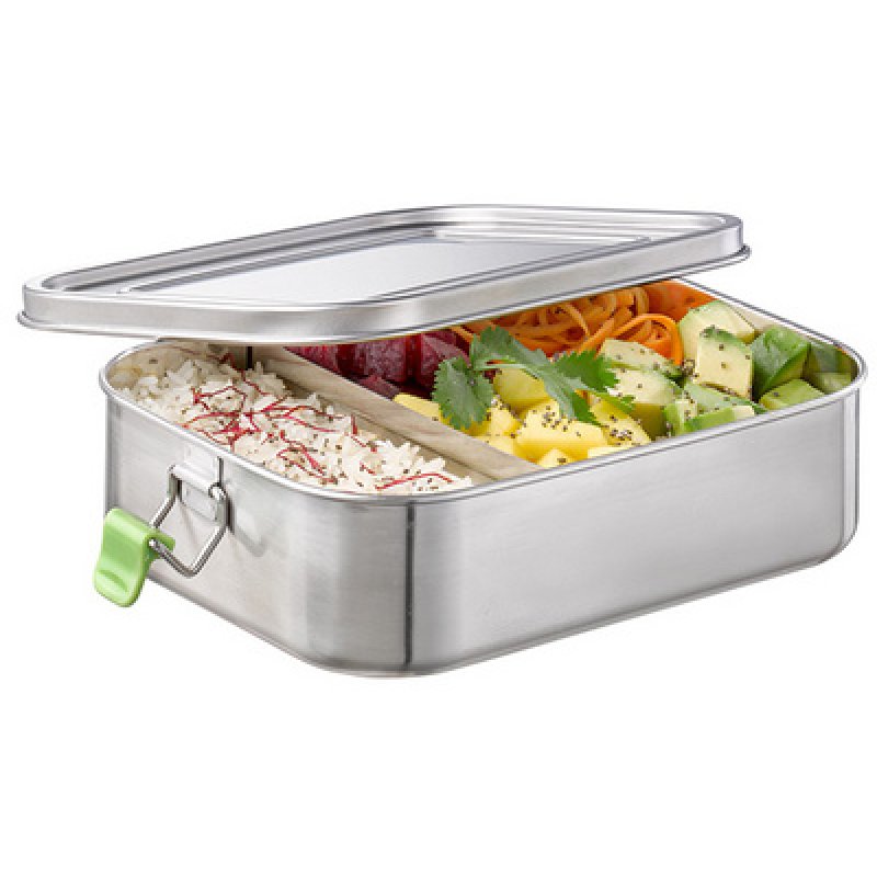 APS Boîte-repas "XL", en acier inoyxdable satiné, 1,4 litre