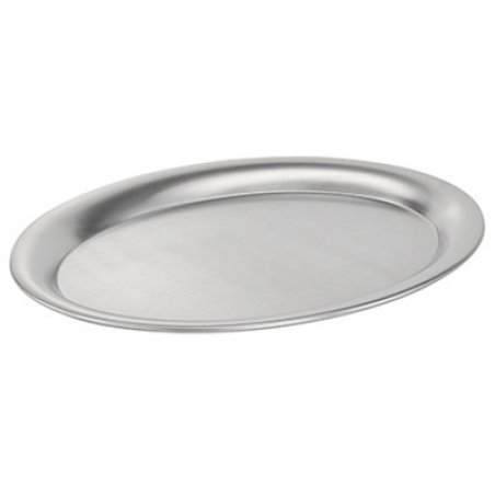 APS Plateau de service CAFE, ovale, acier inoxydable mat