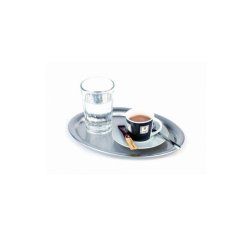 APS-Germany 30112 food service tray Self-balancing serving tray Oval Silver