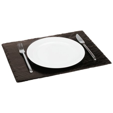 Paderno 41585-45 plateau repas Plateau de service classique Rectangle Noir