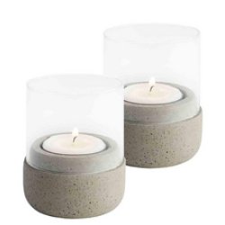 APS Photophore ELEMENT, gris, set de 2