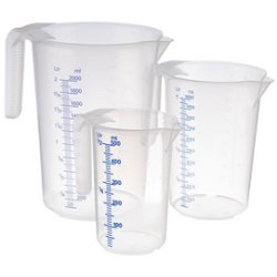 APS Pichet mesureur STACKABLE, 1,0 litre, transparent