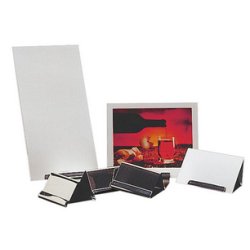 APS Porte-menu de table, 60 x 45 x 40 mm, argent