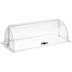 APS Cloche basculante GN 1/1, rectangulaire, transparent