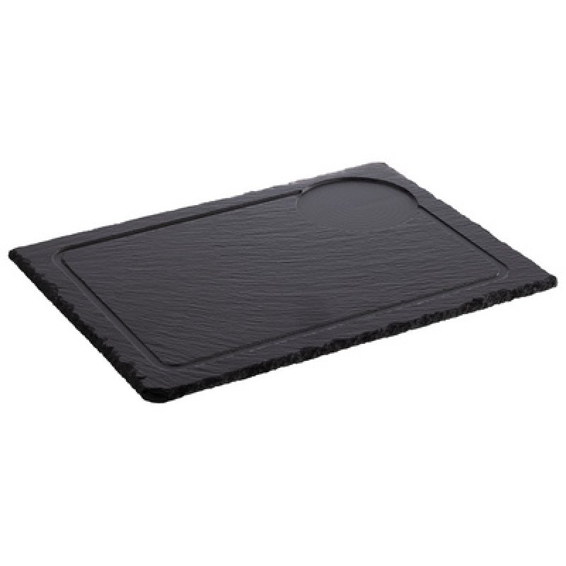 APS Plat en ardoise naturelle, (L)330 x (P)240 mm