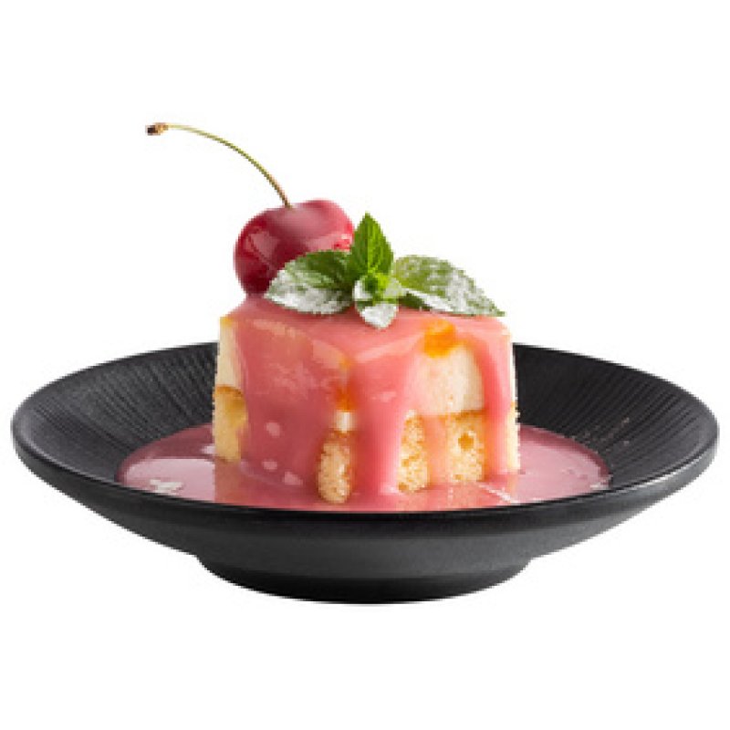 APS Assiette à dessert NERO, diamètre: 150 mm, noir