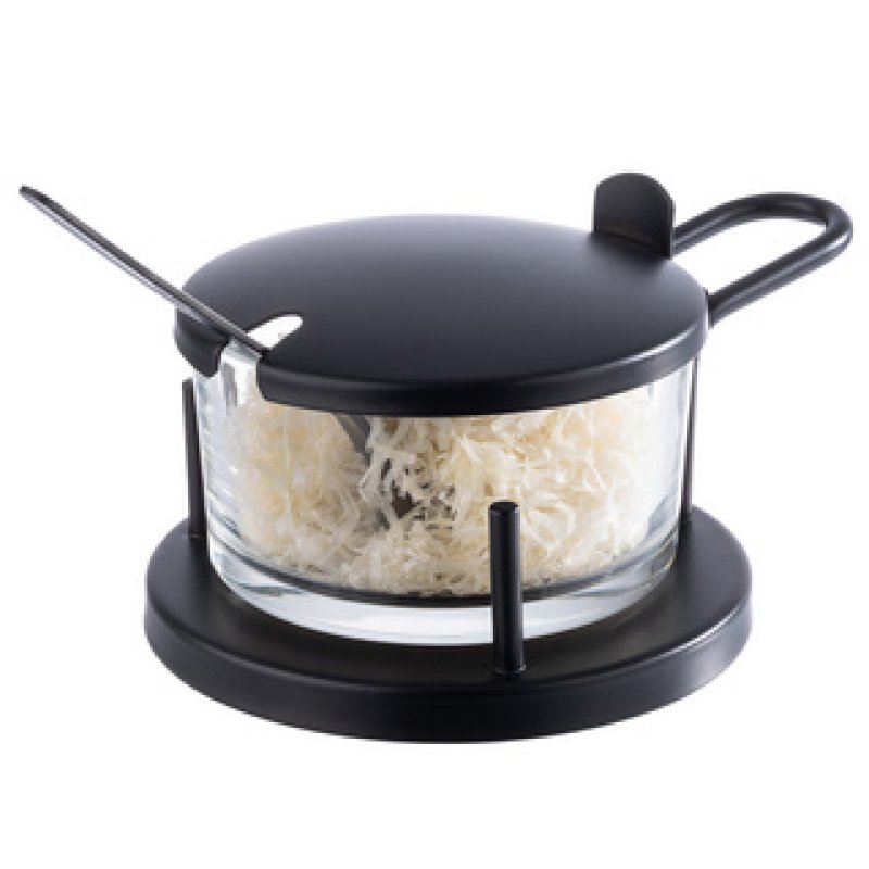 APS Distributeur de parmesan CLASSIC, verre/acier inoxydable