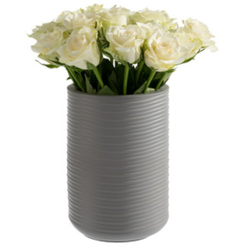 APS Rafraîchisseur de bouteille ELEMENT, béton strié, blanc