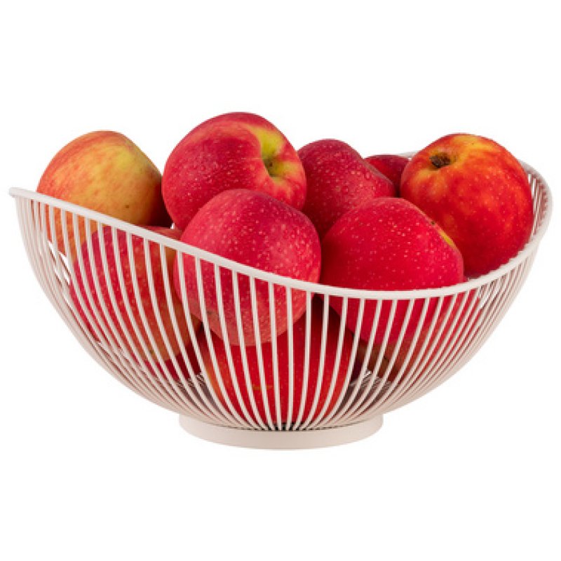 APS Corbeille à pain et à fruits SVART, ovale, noir