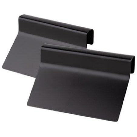 APS Ecriteau pour boîte en boix SUPERBOX, set de 2, noir