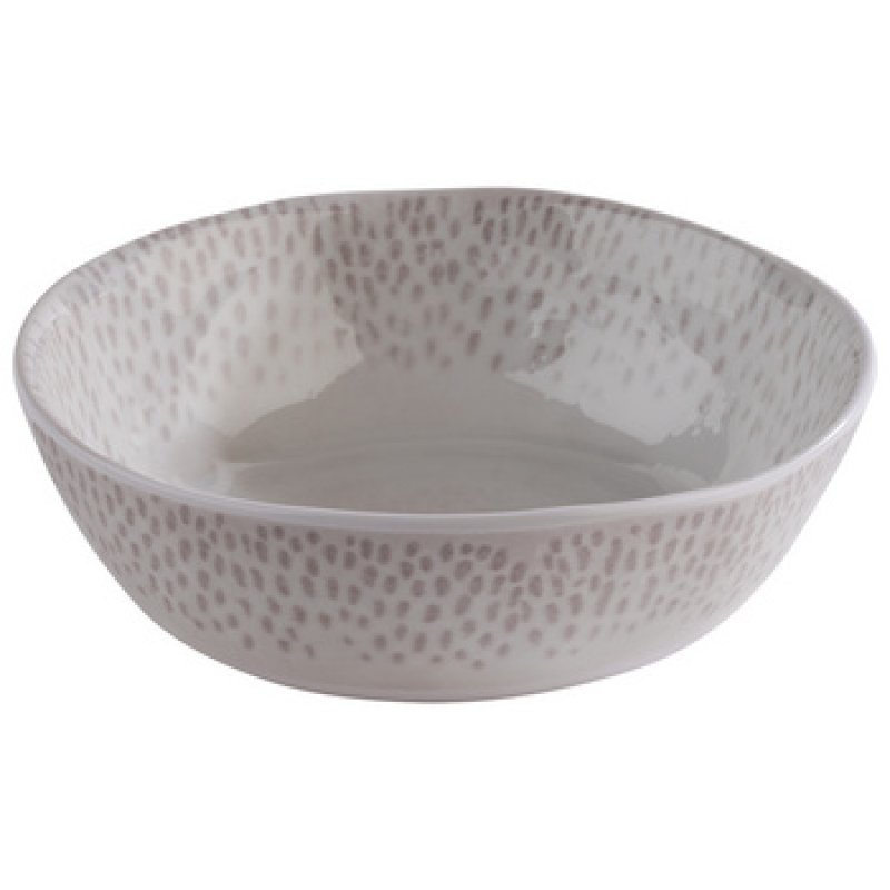 APS Bol FOOTMARK, rond, 0,6 litre, blanc/gris