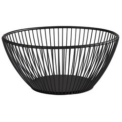 APS Corbeille à pain & à fruits SVART, rond, 175 mm, blanc