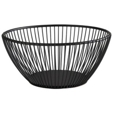 APS Corbeille à pain & à fruits SVART, rond, 200 mm, blanc