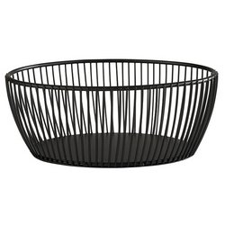 APS Corbeille à pain & à fruits SVART, ovale, blanc