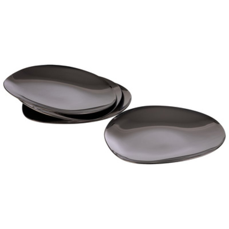 APS Assiette PEBBLES, set de 4, gunmetal