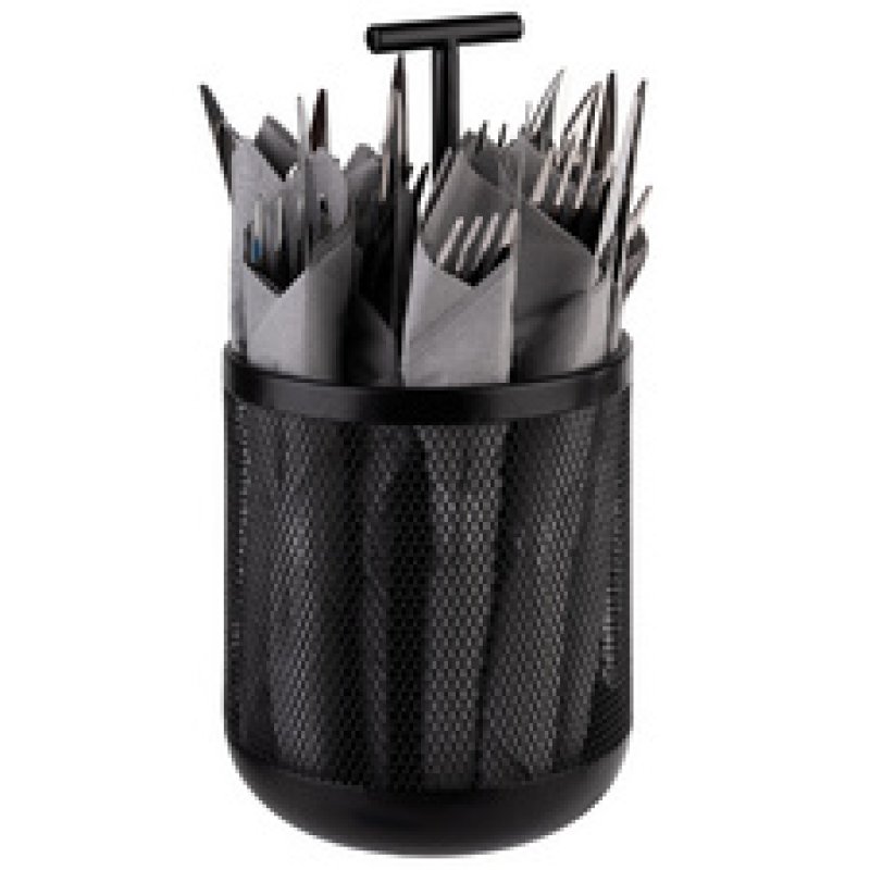 APS Range-couverts DART, en métal, noir