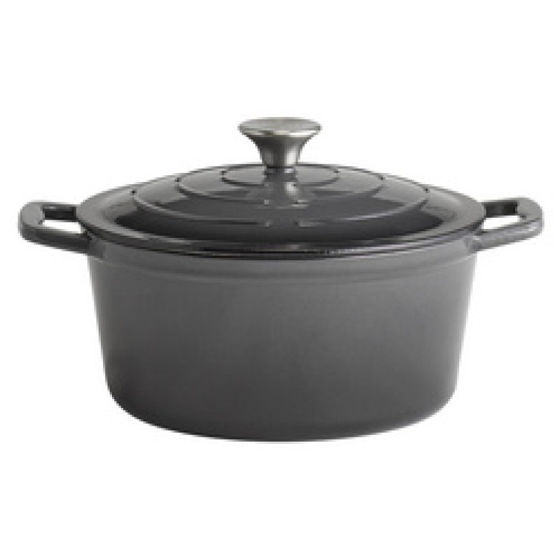 APS Casserole avec couvercle 5STARS, 4,0 litres, anthracite