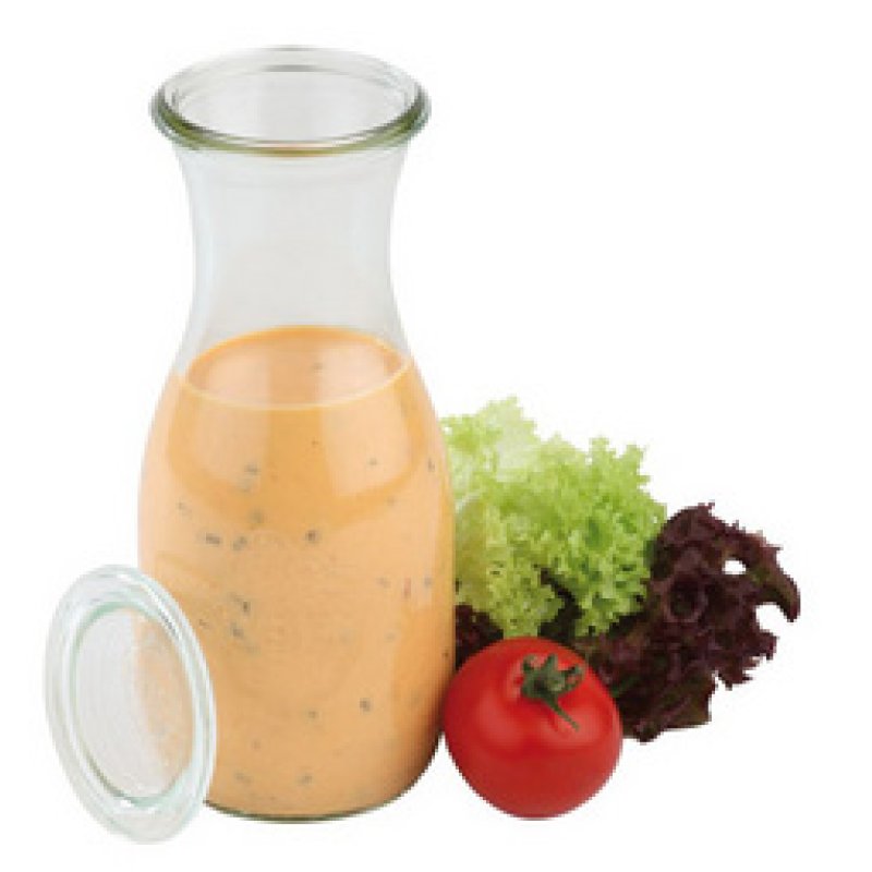 APS Carafe Weck avec couvercle, 500 ml, set de 6