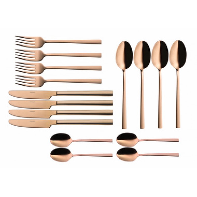 Esmeyer Couverts "MELINA", 16 pièces, inox, cuivre