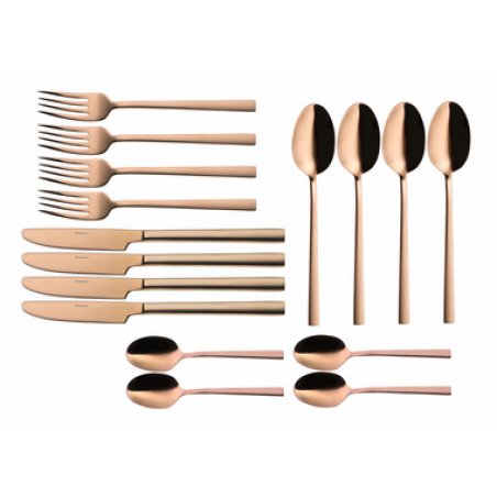 Esmeyer Couverts "MELINA", 16 pièces, inox, cuivre
