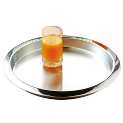 Esmeyer Plateau de service VENGA, rond, argent