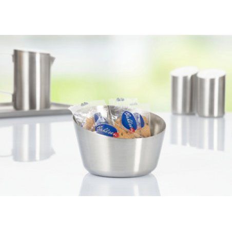 Esmeyer Coupelle pour snacks et dips VISTA, rond, argent