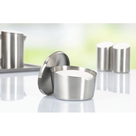 Esmeyer Sucrier avec couvercle VISTA, rond, argent