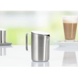 Esmeyer Pot à lait avec couvercle VISTA, rond, argent