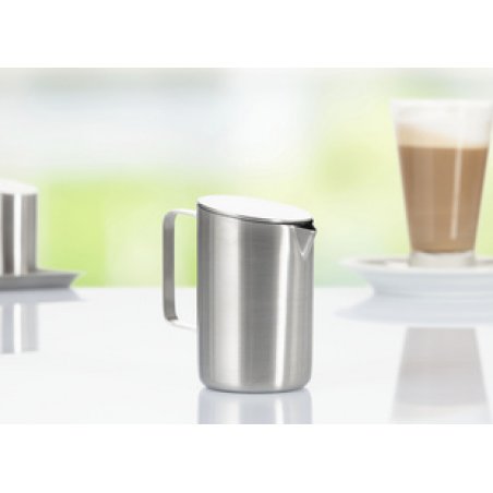 Esmeyer Pot à lait avec couvercle VISTA, rond, argent