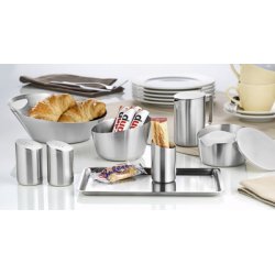 Esmeyer Plateau de service VISTA, rectangulaire, argent