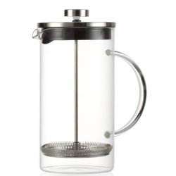 Flirt by R&B 689.075 manual coffee maker French Press 1 L Black, Silver, Transparent
