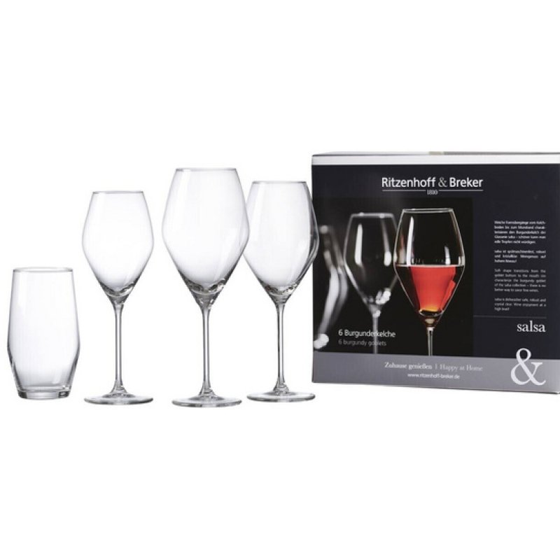 Ritzenhoff & Breker Verre à bourgogne SALSA, 0,59 l