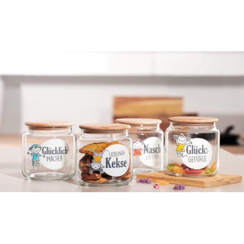 Ritzenhoff & Breker Vorratsglas GLÜCKSGEFÜHLE, 1,1 Liter