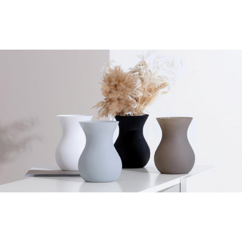 Ritzenhoff & Breker Vase ANNALENA, en verre, gris mat