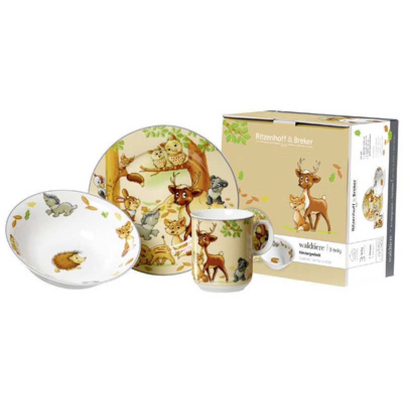 Ritzenhoff & Breker Service de vaisselle ANIMAUX DE LA FORET