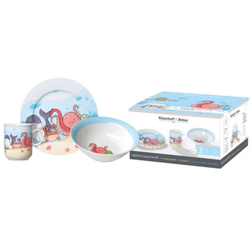 Ritzenhoff & Breker Set de vaisselle MONDE SOUS-MARIN