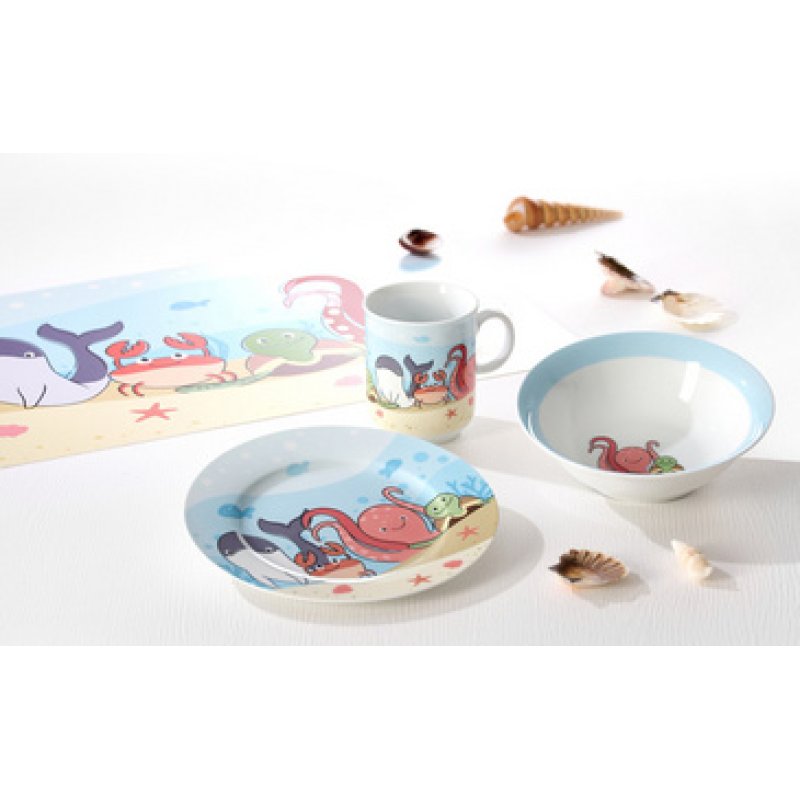 Ritzenhoff & Breker Set de vaisselle MONDE SOUS-MARIN