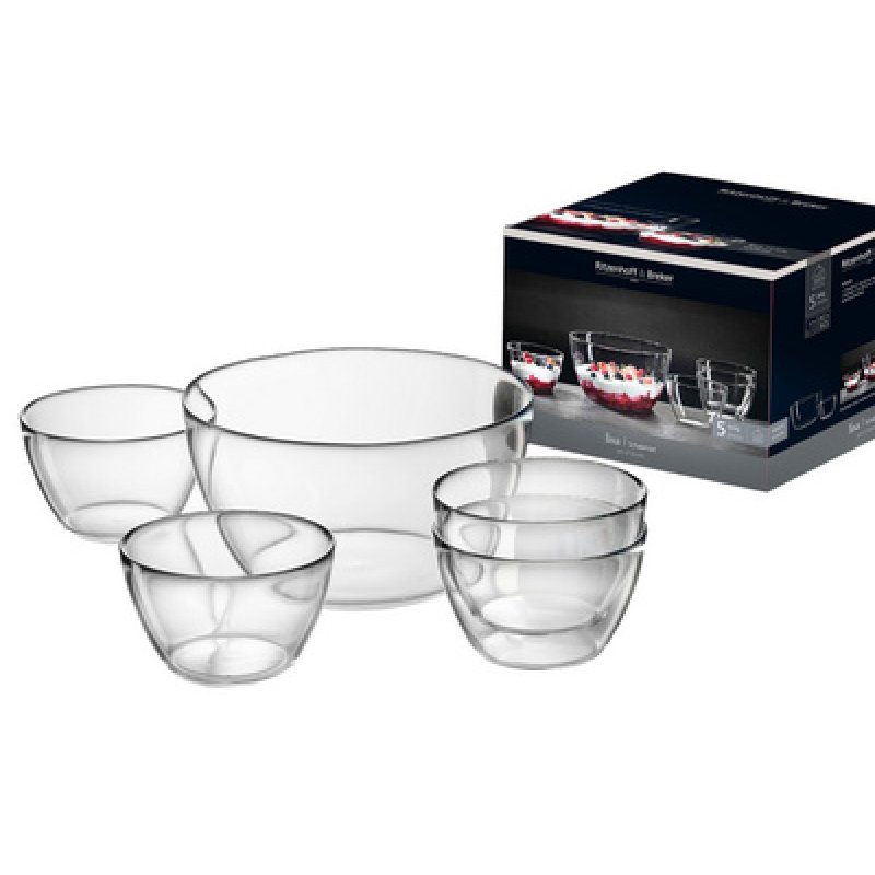Ritzenhoff & Breker Set de bols LISA, 5 pièces