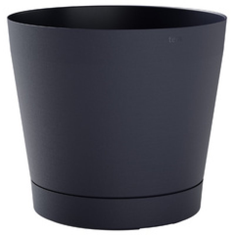 tera Pot de fleurs "Orione", diamètre: 240 mm, ash