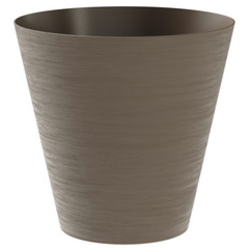 tera Pot de fleurs "Hoop", diamètre: 160 mm, black