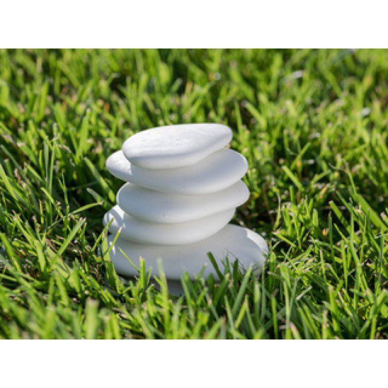 tera Pierres décoratives "Pebbles", taille L, noir