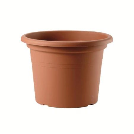 Herstera Basic Round Indoor/outdoor Pot planter Freestanding Recycled plastic Terracotta