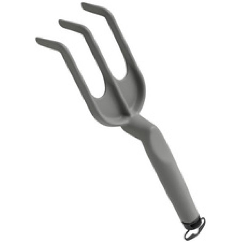 tera Râteau de jardin/fleurs "Gaia 03", fog grey