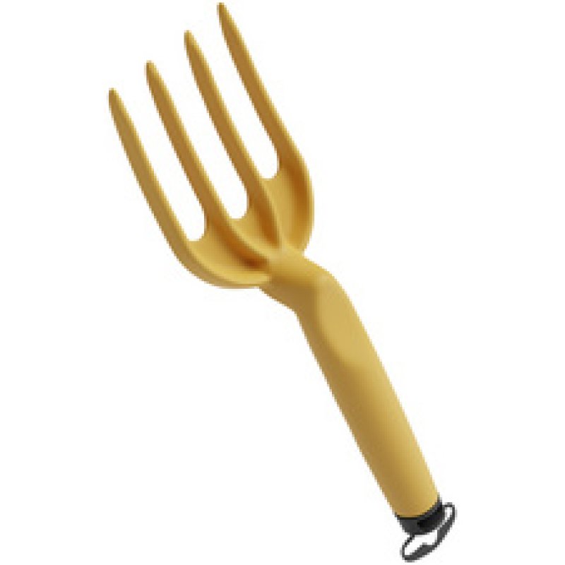 tera Fourche de jardin/fleurs "Gaia 04", curry